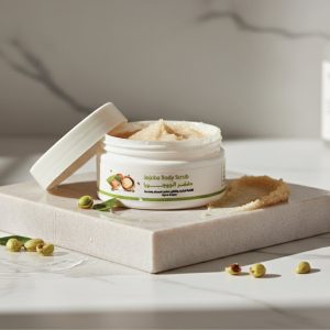 سكن مي مقشر للجسم بزيت الجوجوبا - 50 جم