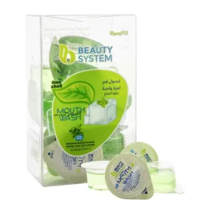 بيوتي سستم غسول الفم كبسولات منعشه بنكهه النعناع 13ML*12