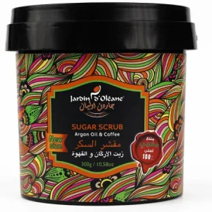جاردن اوليان مقشر السكر زيت الاركان والقهوة 300جرام