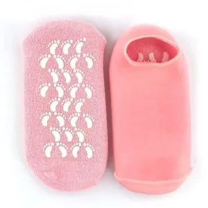 سبا سستم جوارب جل ترطيب القدمين بينك