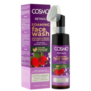 كوزمو غسول للوجه رغوي ريتينول مع فرشاة 175مل