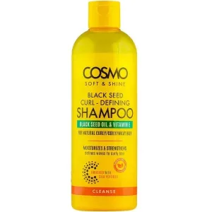 كوزمو سوفت اند شاين شامبو للشعر الكيرلي بحبة البركة 480مل