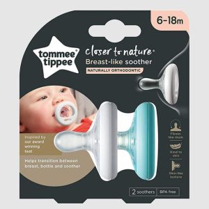 تومي تيبي الاقرب للطبيعة مثل الثدي للأطفال 6-18 (JC 26222) شهر 2X طقم لهايات الوان متنوعة