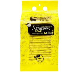 صالون سستم مناشف منعشة ليمون 24حبه
