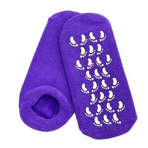 سبا سستم جوارب الجل لترطيب القدمين بنفسجي