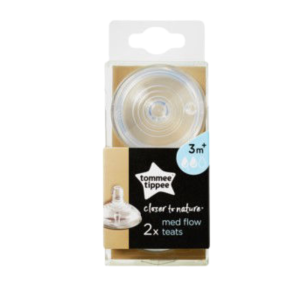 تومي تيبي حلمة تدفق متوسطة للرضاعة اقرب للطبيعة 2X (0J16324)