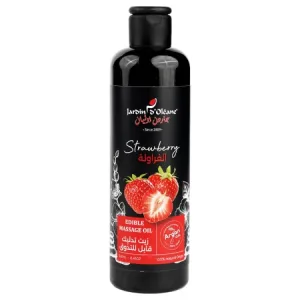 جاردن اوليان زيت تدليك قابل للتذوق بالفراولة 250مل