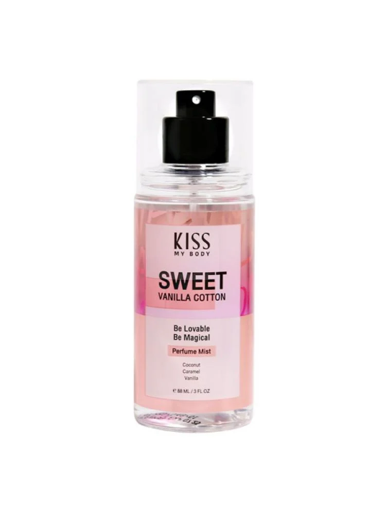 معطر جسم SWEET VANILLA COTTON 88مل - كيس ماي بودي