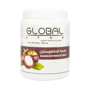 حمام زيت وماسك للشعر بخلاصة المانغوستين لحماية الشعر وتجديده 1000 مل - جلوبال ستار