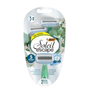 ماكينة نسائي سولاي ايسكيب 5 شفرات 2 قطعة - بيك