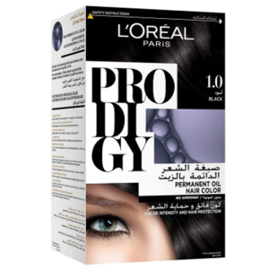 صبغة شعر دائمة بالزيت 1.0 اسود - لوريال باريس