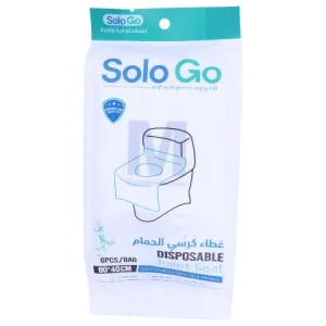 غطاء كرسي الحمام للاستخدام مرة واحدة 6حبات - سولو جو