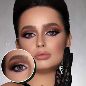 عدسات لاصقة ماي لينس أورو هازل