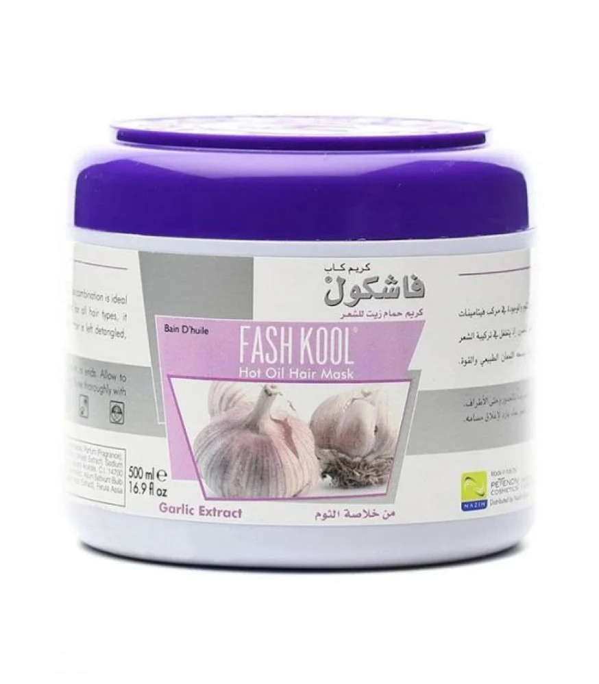 كريم حمام زيت للشعر بخلاصة الثوم - 500 مل - فاشكول